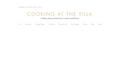 Desktop Screenshot of cooking-at-the-villa.com